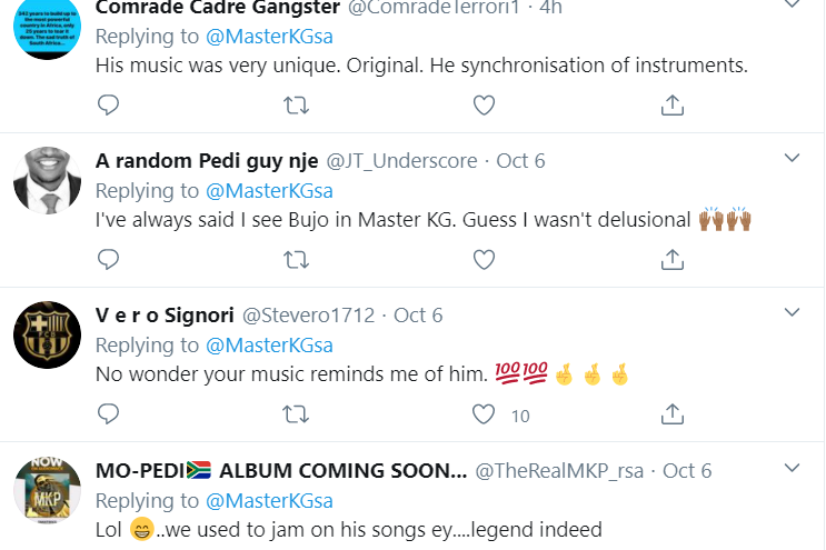 Fans React As Master Kg Reveals Late Bojo Mujo Influenced His Music 4