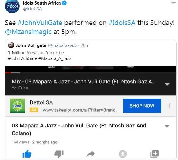 Mapara A Jazz Performs John Vuli Gate On Idols Sa This Sunday 2