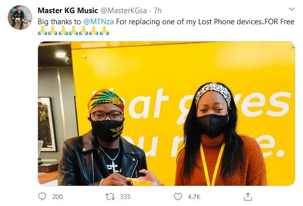 Master Kg Thanks Mtn For Replacing His Lost Phone At No Cost 2