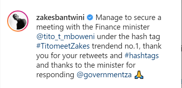 Zakes Bantwini Bags A Meeting Session With Tito Mboweni, Here'S How It Happened 3
