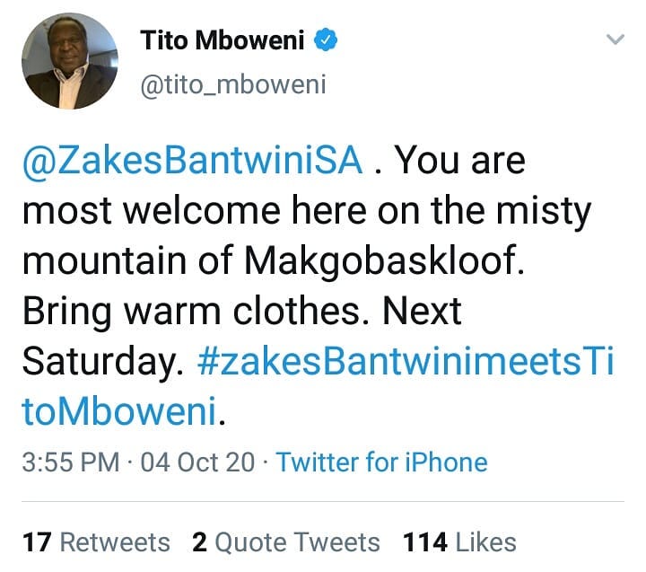 Zakes Bantwini Bags A Meeting Session With Tito Mboweni, Here'S How It Happened 2