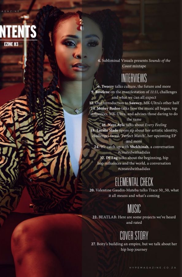 Boity, Rowlene, Tweezy, Shekhinah, Dj Lag And More Featured On Latest Edition Of Hype Magazine 2