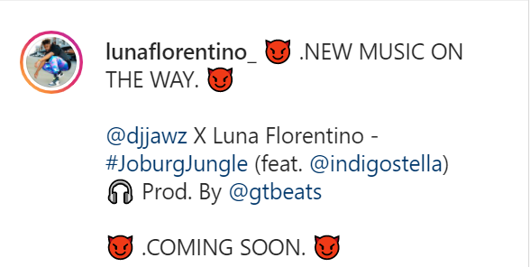 Dj Jawz And Luna Florentino To Drop New Single &Quot;Joburg Jungle&Quot; Feat. Indigo Stella 2