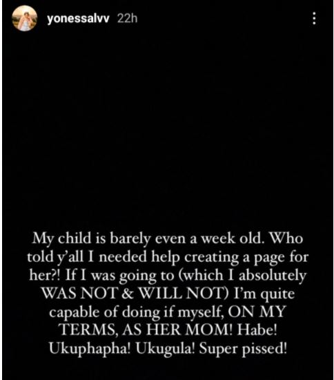 Kwesta'S Wife Raises Alarm Ove Fake Instagram Accounts In Daughter'S Name 2