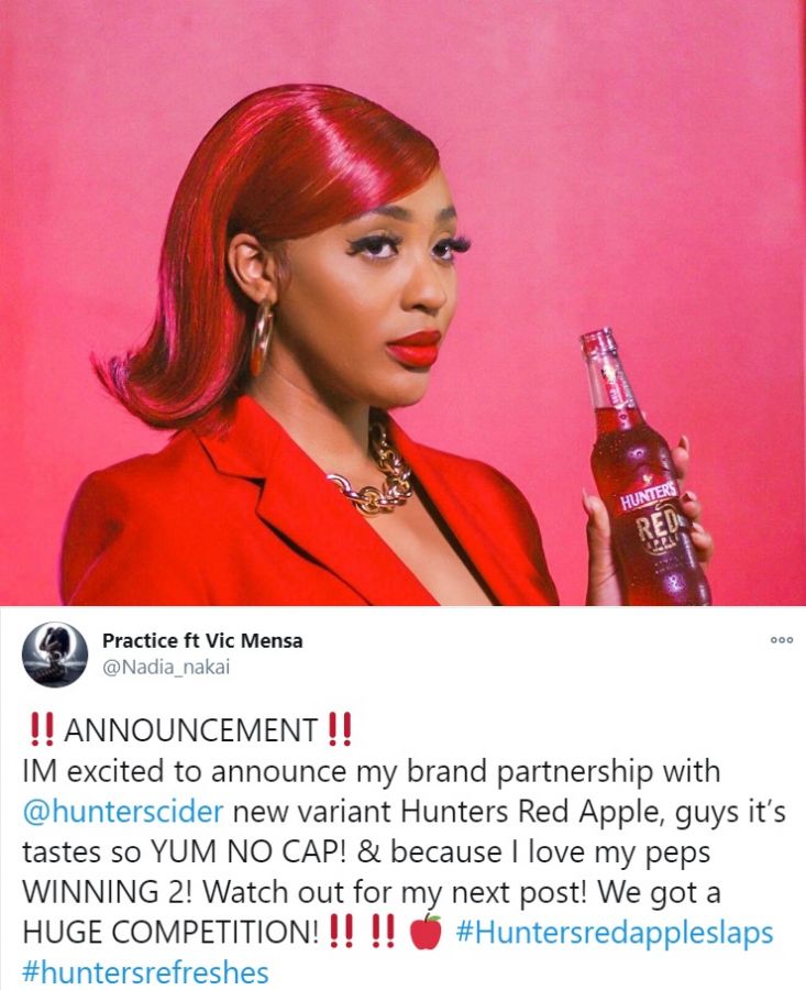 Nadia Nakai Announces New Partnership With Hunterscider 2