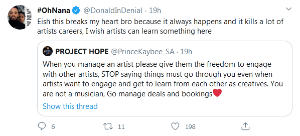 Prince Kaybee Advises Artist Managers 3