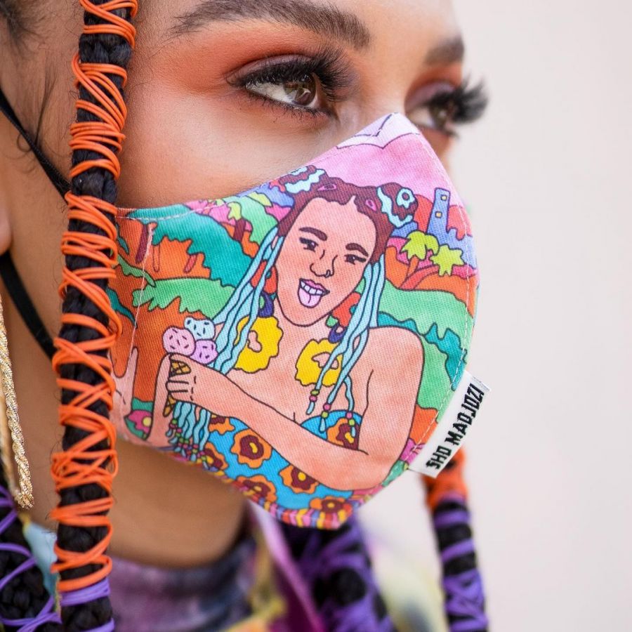 Sho Madjozi Launches Limited Edition Kids &Amp; Adult Face Masks 2