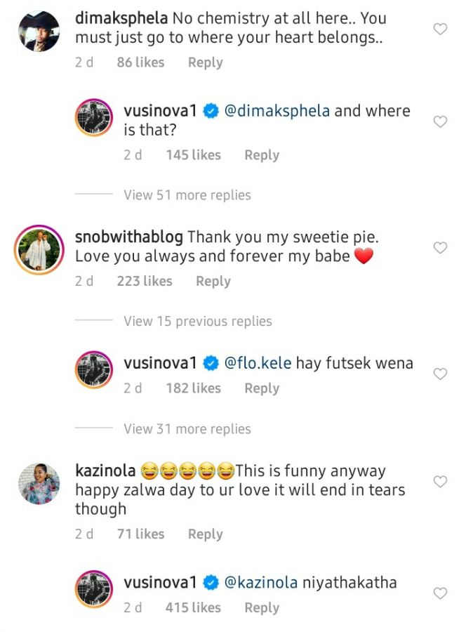 Followers React As Vusi Nova Posts Photo With The Love Of His Life 5