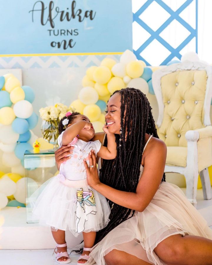 Priddy Ugly And Bontle Modiselle Celebrate Daughter'S 1St Birthday 4