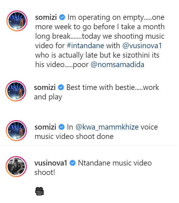 Somizi And Vusi Nova Working On &Quot;Ntandane&Quot; Music Video 2