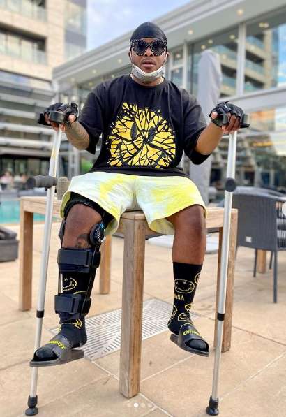 Bandz Of Major League Djz Now In Crutches, Wants To Be Called Nyawana 4
