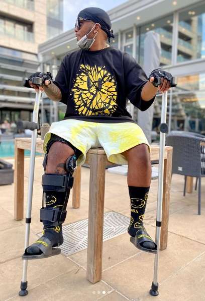 Bandz Of Major League Djz Now In Crutches, Wants To Be Called Nyawana 5
