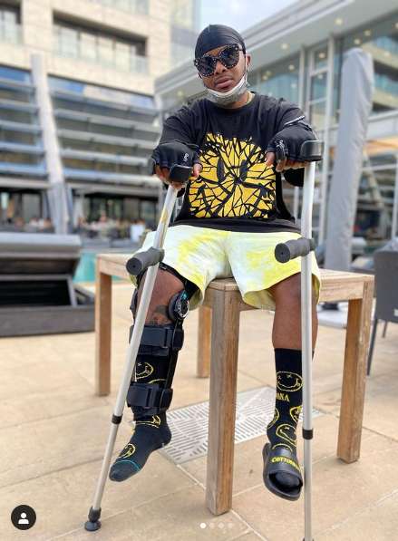 Bandz Of Major League Djz Now In Crutches, Wants To Be Called Nyawana 3