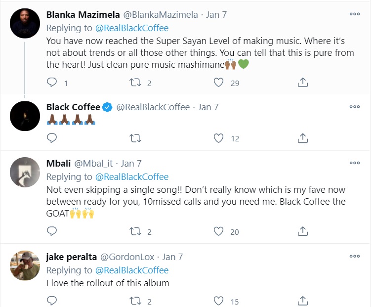 Listen To Black Coffee Tease Upcoming Song, &Quot;Never Gonna Forget&Quot; Featuring Elderbrook 3