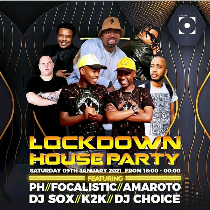 Lockdown House Party Saturday 9th January 2021 Lineup