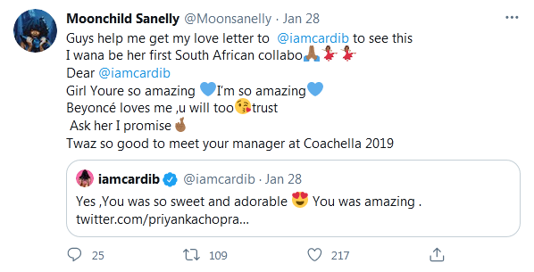 Moonchild Sanelly Wants A Cardi B Collabo, Pleads With Fans To Help Her Hustle 2