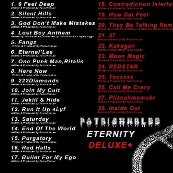 Patrickxxlee Ready To Release &Quot;Eternity Deluxe&Quot; - See Tracklist 3