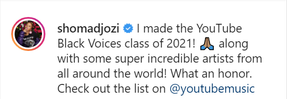 Sho Madjozi Joins #Youtubeblackvoices Class Of 2021 3
