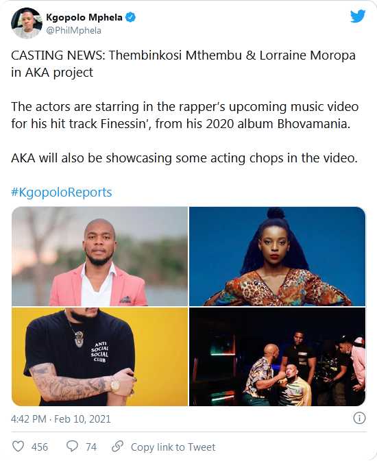 Aka Picks Top Mzansi Actors For His &Quot;Finessin&Quot; Music Video 2