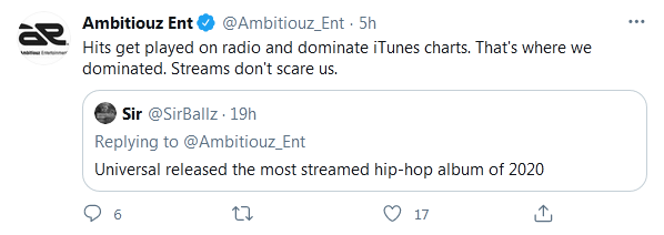 Ambitiouz Entertainment On The Most Streamed Hip Hop Album Of 2020 3
