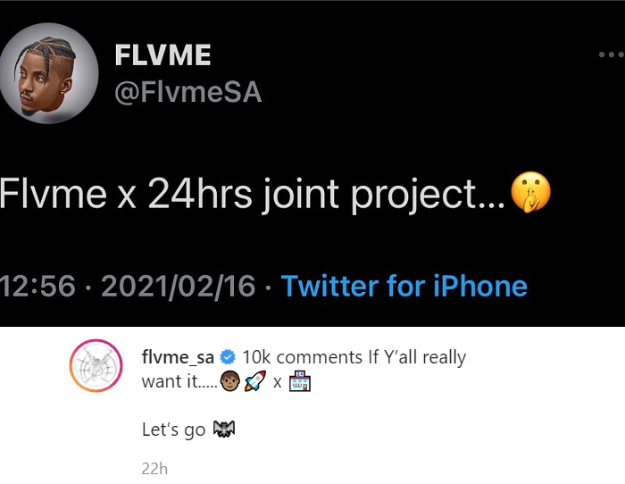 Flvme To Drop Joint Project With American Rapper, 24Hrs 2