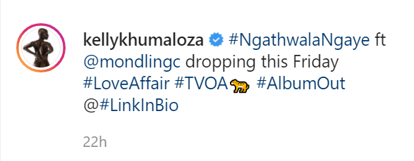 Kelly Khumalo To Release &Quot;Ngathwala Ngaye&Quot; Off Tvoa As Single 2