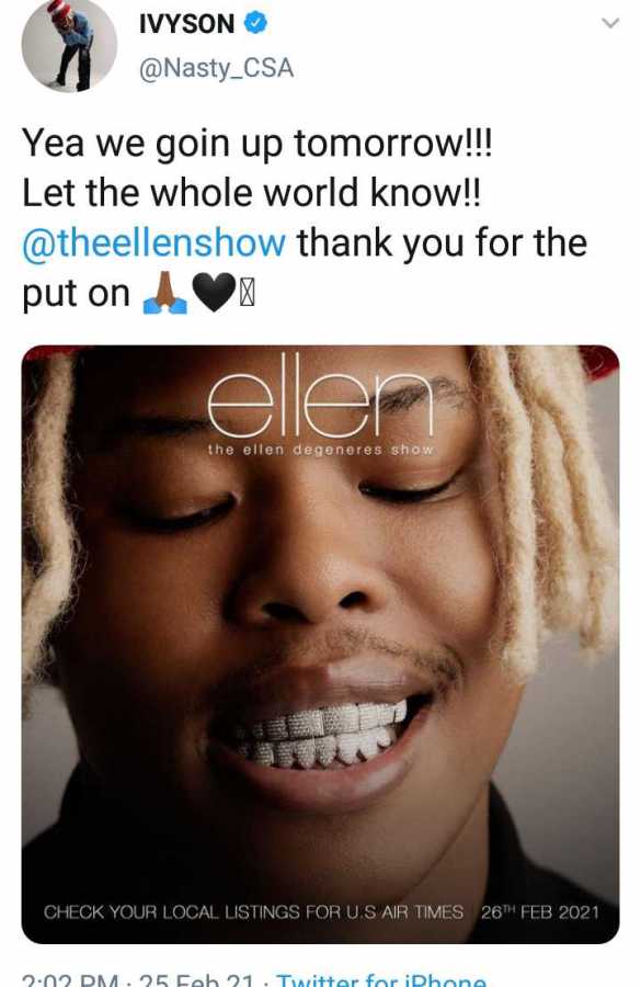 Mzansi Excited As Nasty C Gets A Feature Slot On The Ellen Degeneres Show&Quot; 2