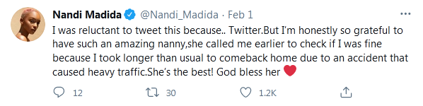 Nandi Madida'S Sweet Note About Nanny 2