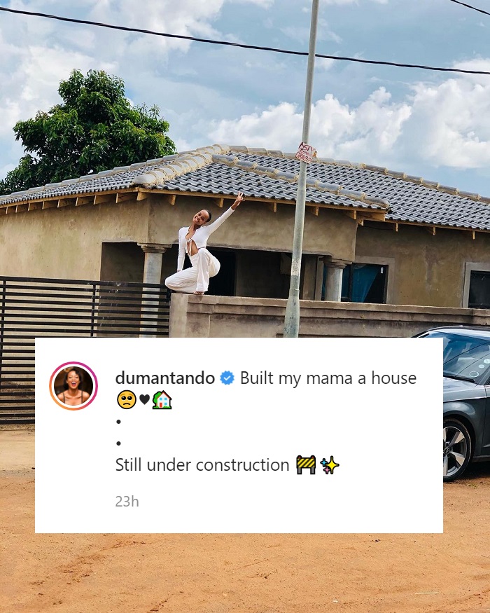 Ntando Duma Builds Her Mama A House 2