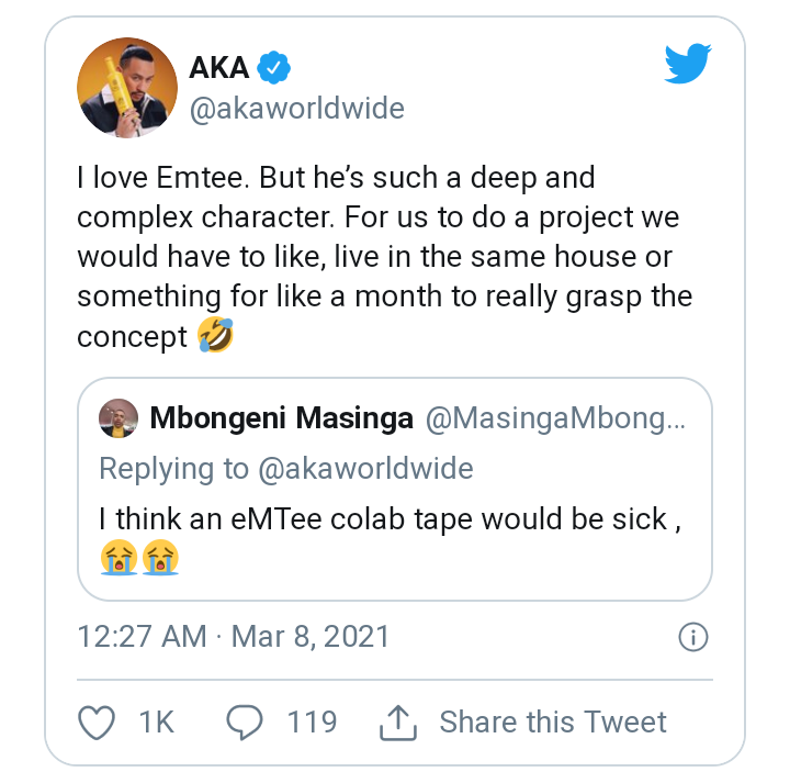 Aka On Possible Collaboration With Emtee 2