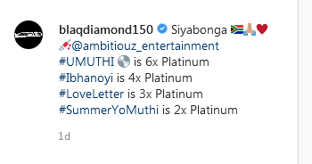 Check Out Blaq Diamond'S 4 Songs With Multiple Platinum Status 2