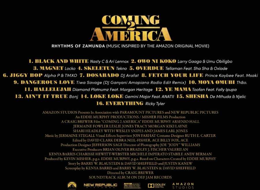 Def Jam Africa Presents Rhythms Of Zamunda - Music Inspired By Coming 2 America 2