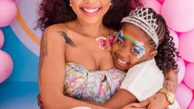 (In Pictures) Kelly Khumalo Celebrates Daughter Thingo At 7 8