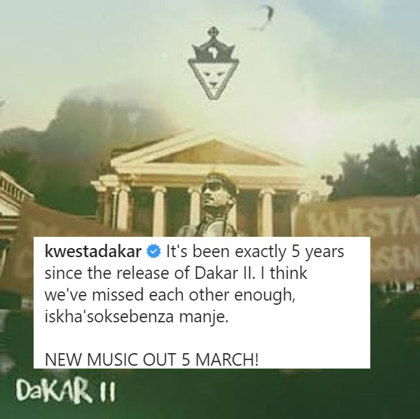 Kwesta Announces Upcoming Album, And New Single “Fire In The Ghetto” 4