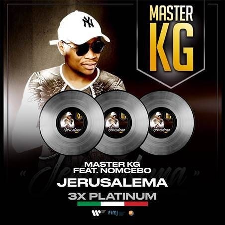 Master Kg'S Jerusalema Certified 3X Platinum In Italy 2