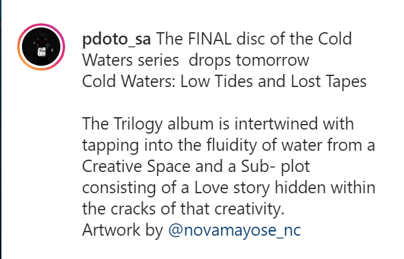 Pdot O Readies The Final Part Of His &Quot;Cold Waters&Quot; Album Series, Low Tides And Lost Tapes 3