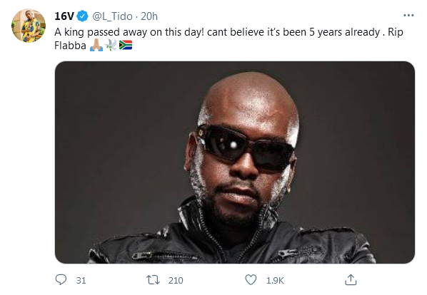 Mzansi Remembers Flabba On The 6Th Anniversary Of His Passing 3