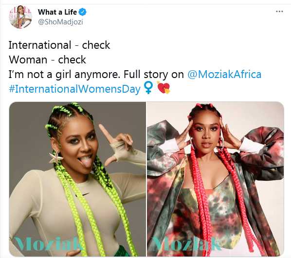 Sho Madjozi Covers Moziak Africa Magazine Front Page For International Women’s Day 2