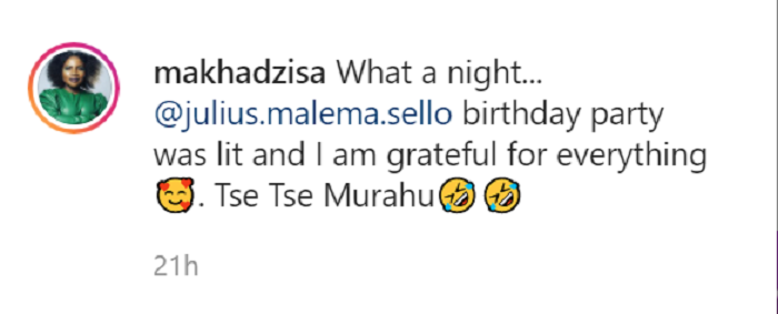 Watch Makhadzi Celebrate Julius Malema Birthday With A Dance Off 2