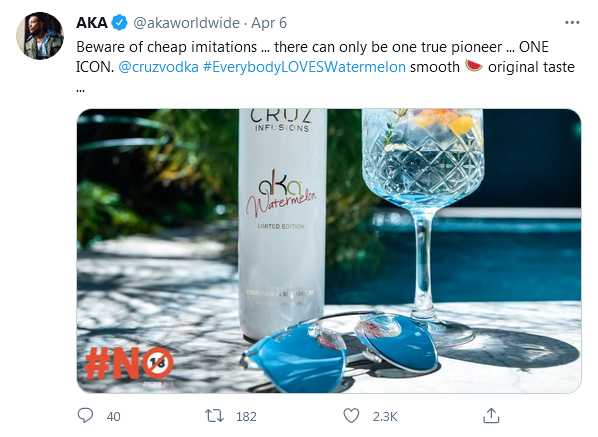 Cruz Vodka: Aka'S Warning Against Crude Imitation 2