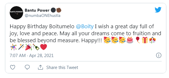 Anton Jeftha, Mzansi Celebrate Boity At 31 4