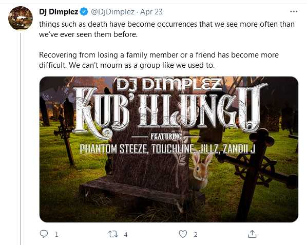 Dj Dimplez On The Inspiration Behind His Forthcoming Song, &Quot;Kub Hlungu&Quot; 3
