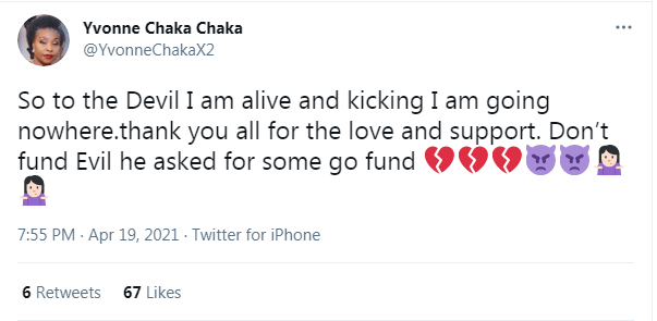 Yvonne Chaka Chaka Calls Out Scammers Faking Her Obituary 4