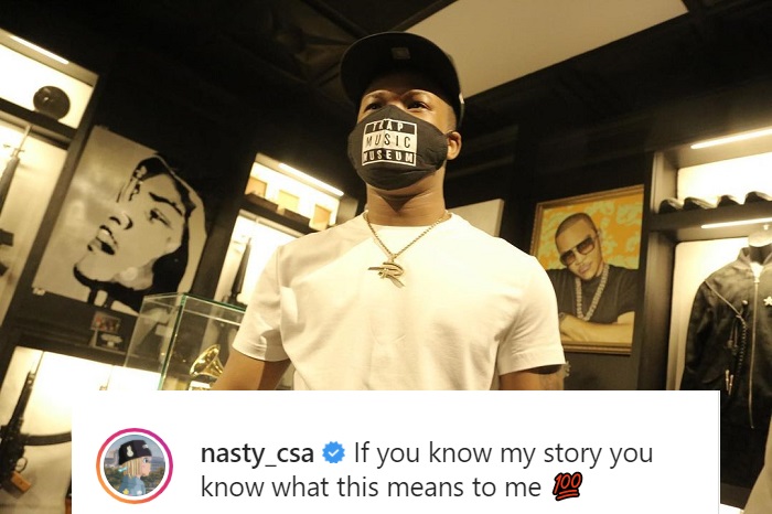 Nasty C Tours The Trap Music Museum In Atlanta Georgia With Yk Osiris 2