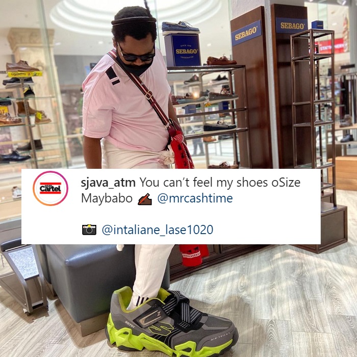 Sjava'S Foot Is Too Small For This Shoe 2