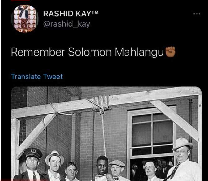 Stogie T Corrects Rashid Kay Over Misidentification Of Solomon Mahlangu 2
