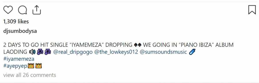 Dj Sumbody Announces “Piano Ibiza” Album And Leading Single Release, &Quot;Iyamemeza&Quot; 2