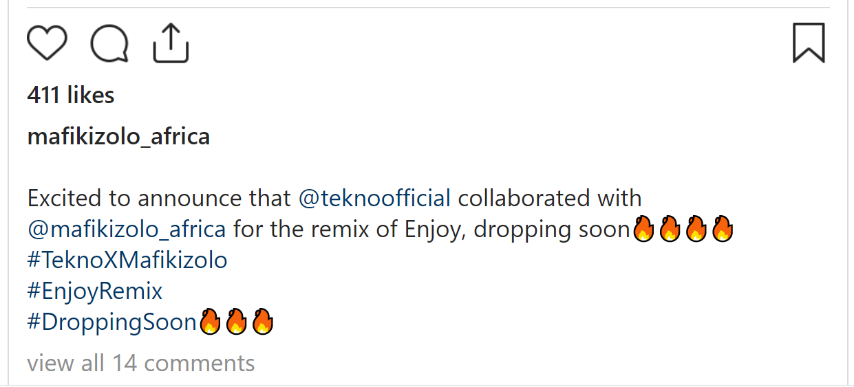 Mafikizolo Joins Tekno On Upcoming &Quot;Enjoy&Quot; Remix 3