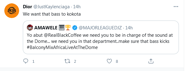 Major League Djz Seeking Black Coffee'S Help For Balcony Mix Africa Concert 2