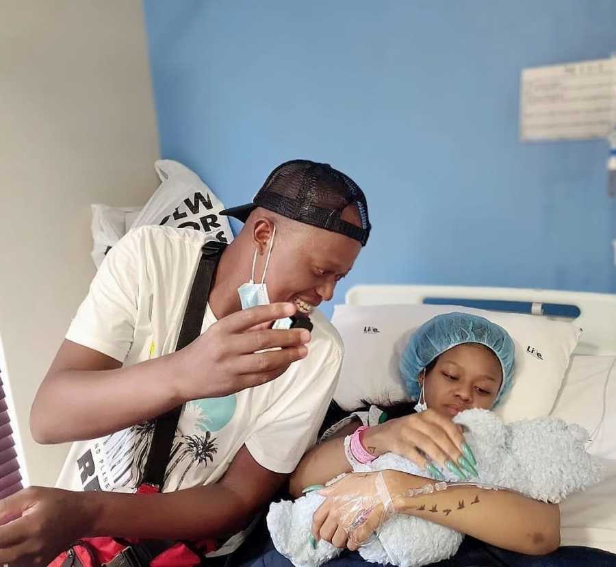 Babes Wodumo &Amp; Mampintsha Welcome First Child (Photo) 2